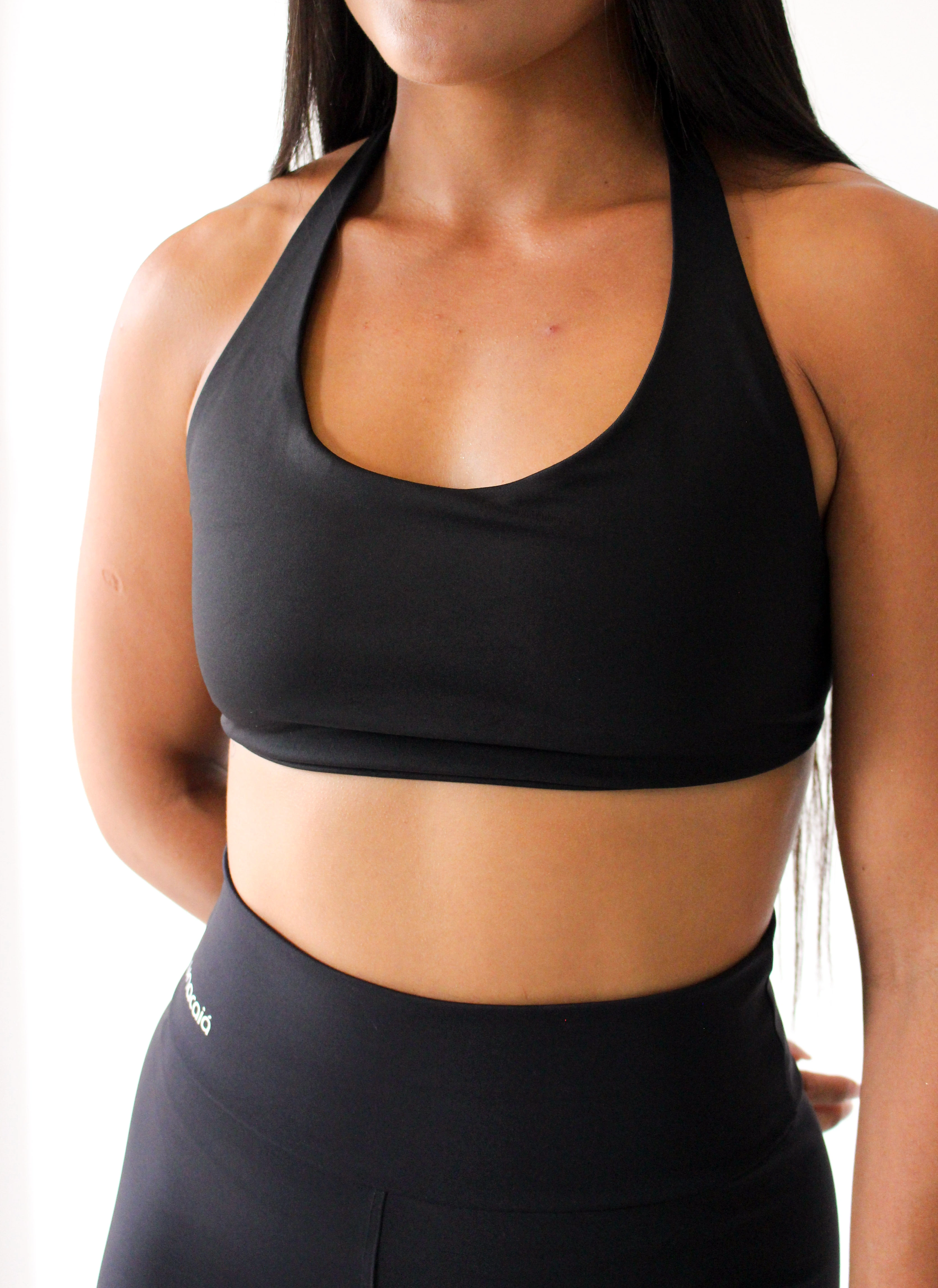 Top Caiá Curto Preto